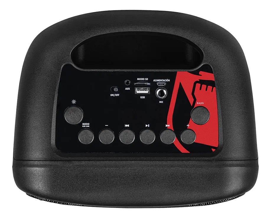 Bocina kaiser MSA 0108 Bafle 8 pulgadas con microfono incluido