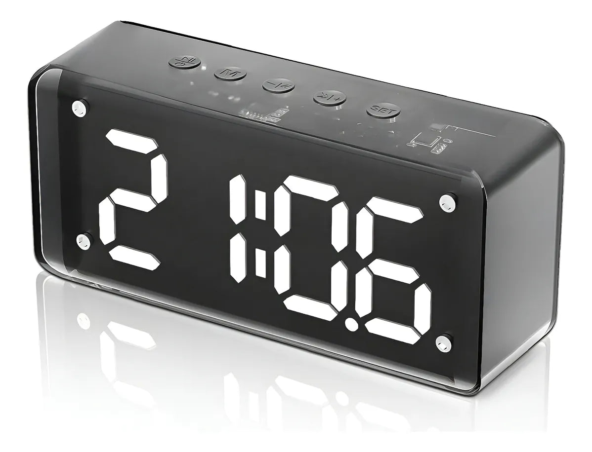 Bocina bluetooth con despertador