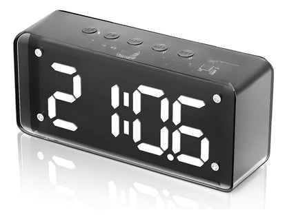 Bocina bluetooth con despertador