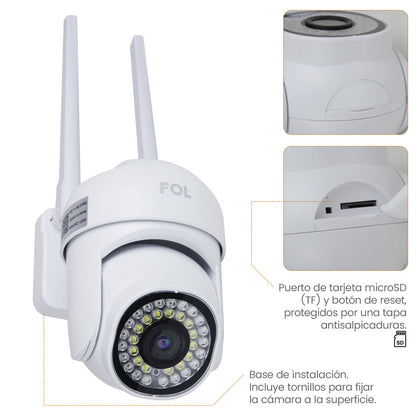 Camara de vigilancia exterior marca fol