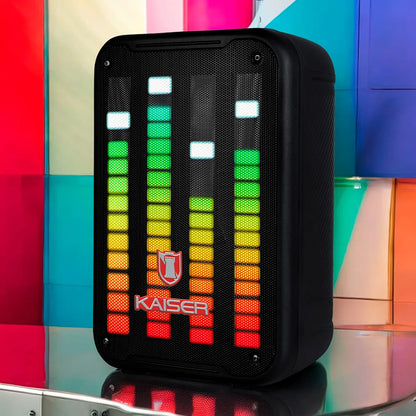 Bocina kaiser MSA 0108 Bafle 8 pulgadas con microfono incluido