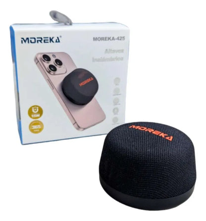 Bocina magnetica magsafe Marca Moreka 15w potencia incluye iman