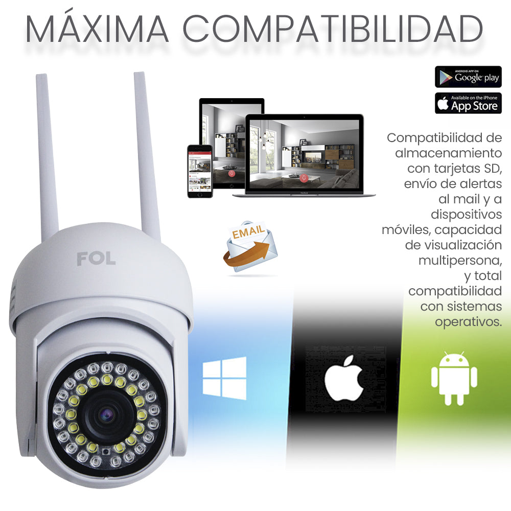 Camara de vigilancia exterior marca fol
