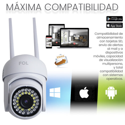 Camara de vigilancia exterior marca fol
